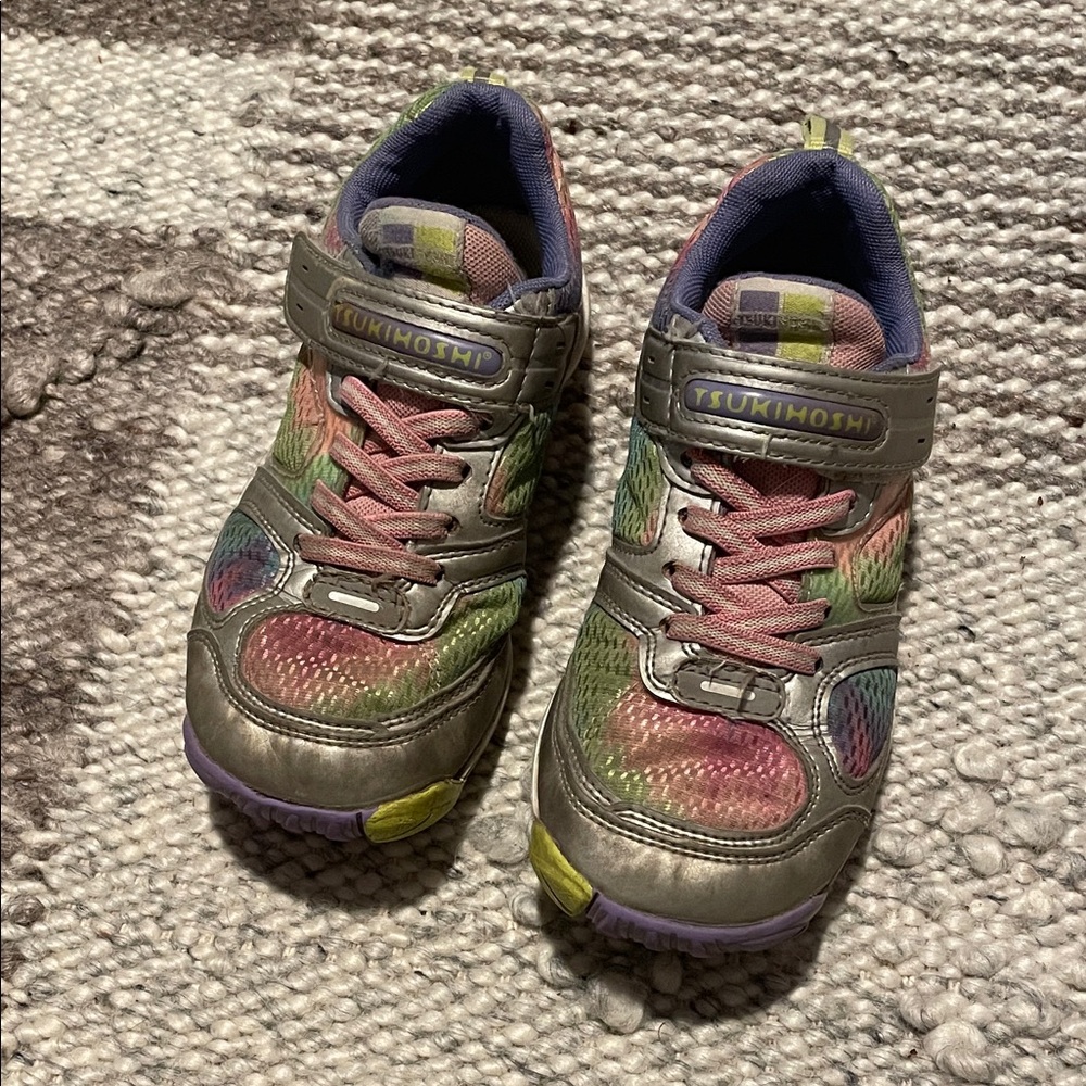 Tsukihoshi Rainbow Shoes in Silver / Multi, Size 13
